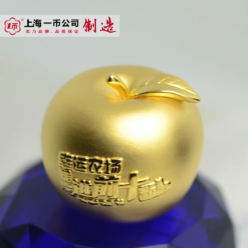 3D硬金純金紀念品